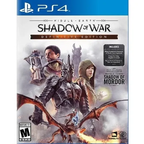Middle Earth Shadow Of War Definitive Edition Ps4