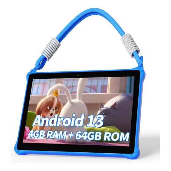 Tablet 10'' Pritom Con Funda Tableta Niños Android 13 4+64gb