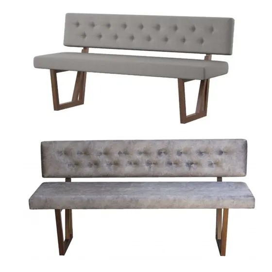 Sillon Banco Para Mesa Minimalista  Tapizado - Alto Impacto