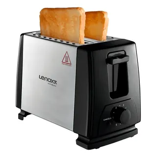 Torradeira Black Inox Preta Elétrica Lenoxx Cor Preto Torradeira Black Inox Preta Elétrica Lenoxx Cor Preto