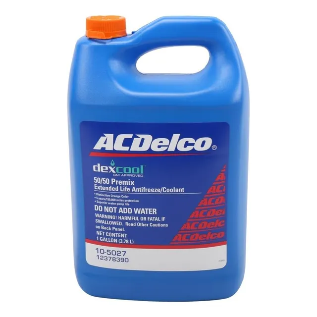 Anticongelante Refrigerante Acdelco Dexcool 50/50 4lts