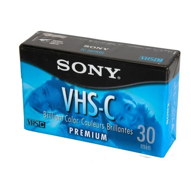 Cinta Cassette Vhs Compacto Sony Premium Nueva Sellada!