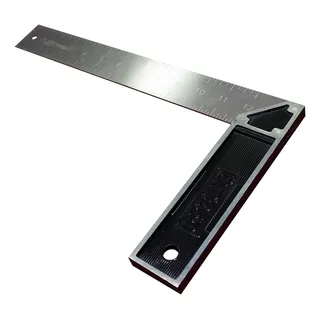 Esquadro Profissional Ămega 12 300mm PrecisĂŁo ResistĂȘncia Cor Cinza Esquadro Profissional Ămega 12 300mm PrecisĂŁo ResistĂȘncia Cor Cinza
