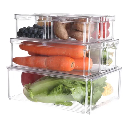 Organizador Refrigerador Cocina Set 7 Contenedores Con Tapa
