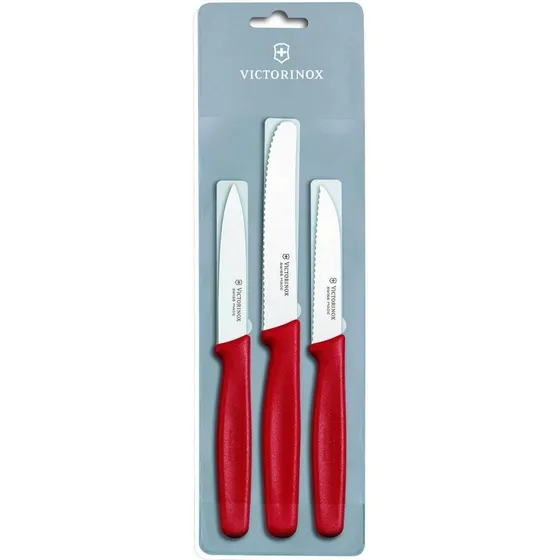 Juego De Cuchillos Legumbres Victorinox Rojo 5.1111.3