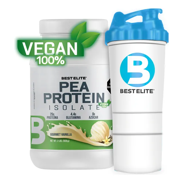 Vegan Protein 2 Lb 2 Libras 2lb  De Best Elite Pea Isolate Proteina Vegana  Arveja 