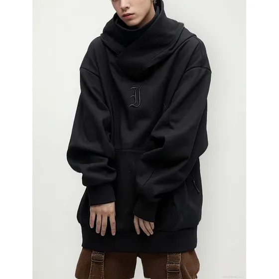 Sudadera Deportiva Hombre Hip-hop Capucha Ajustada Ninja