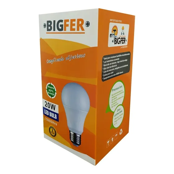 Bombillo Led 20w Bigfer Multivoltaje