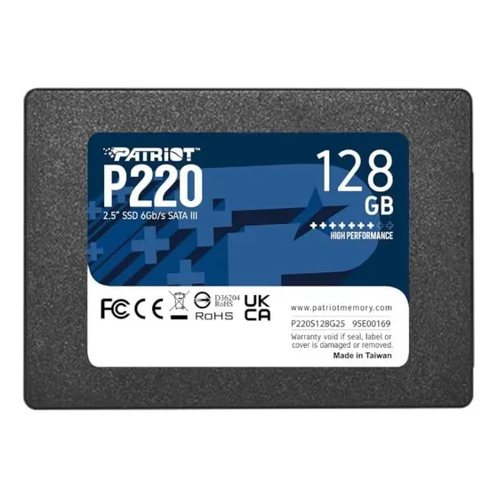 Disco Ssd Patriot P220 128gb Sata 3 2.5  Disco Solido