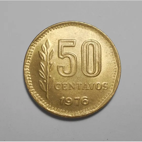 Argentina 50 Centavos 1976 - Sin Circ. - La Difícil - Km#68
