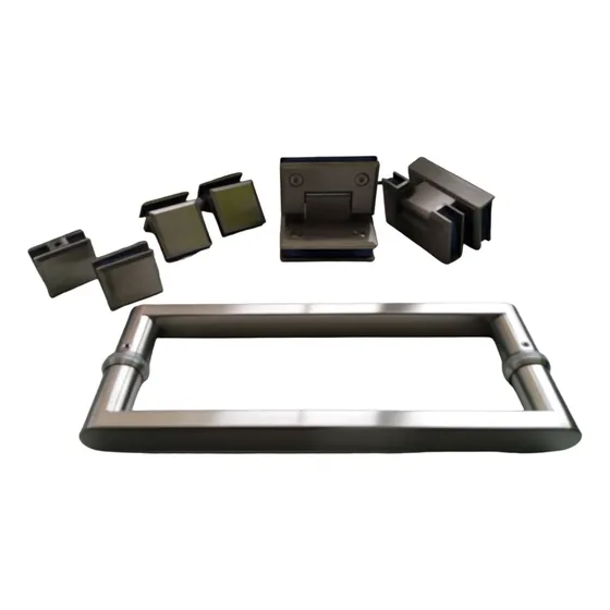 Bisagras Kit  Pta Batiente De Baño 90°acero Inox 