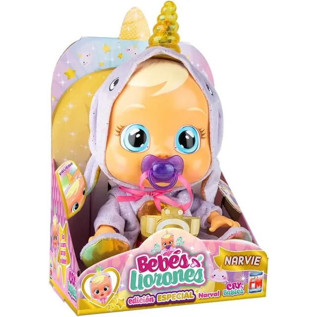 Muñeca Bebés Llorones Narvie 1274