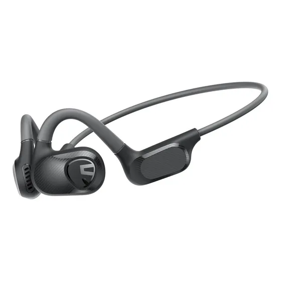 Audífonos Bluetooth De Conducción De Aire Soundpeats Runfree Color Negro Luz Negro