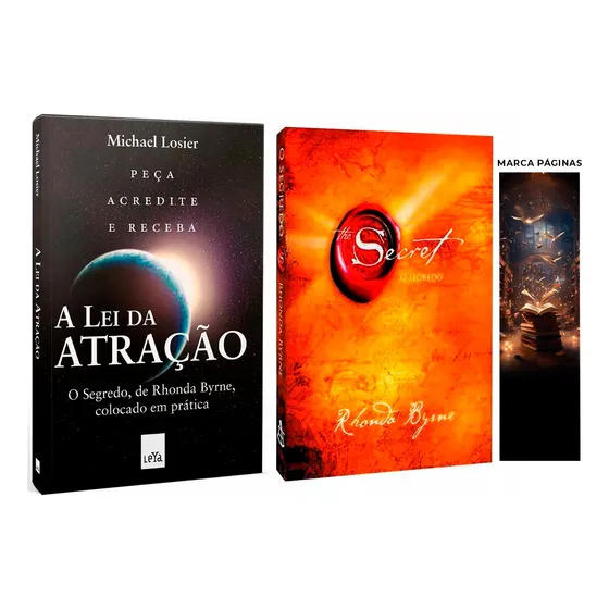 Kit Livros O Segredo, Rhonda Byrne + A Lei Da Atração,  Michael J. Losier