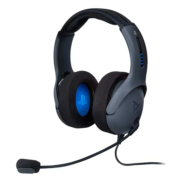 Diadema Gamer Ps4 Micrófono Lvl50 Gris Estereo A-05683 Pdp