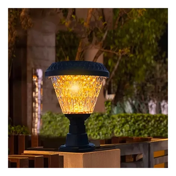 Focos Solares Farol Led C/panel Solar Para Exterior Premium