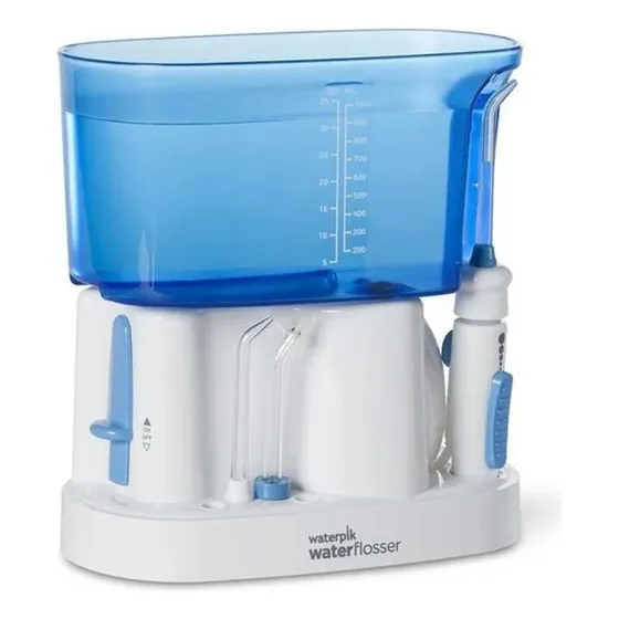 Irrigador Waterpik Wp-70E 4 Boquillas 1000 Ml Color Azul con Blanco