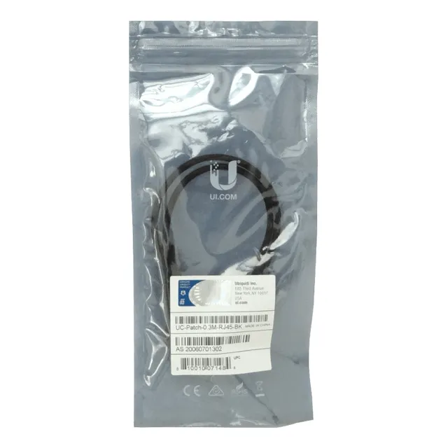 Ubiquiti Negro 30cm Cable Cat6 Rj45 0,3mt U-cable-patch-0.3m
