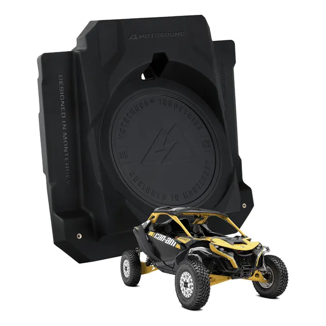 Cajon Para Bajo De 10in De Maverick R Delantero Canam Bocina