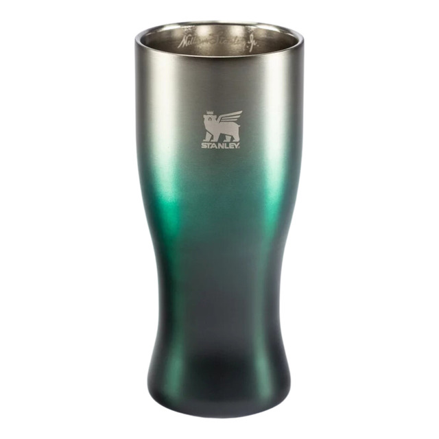 Pilsner Glass Stanley Aço Inox Happy Hour 444ml Hoppy Haze Cor Inox - Verde Liso Pilsner Glass Stanley Aço Inox Happy Hour 444ml Hoppy Haze Cor Inox - Verde Liso