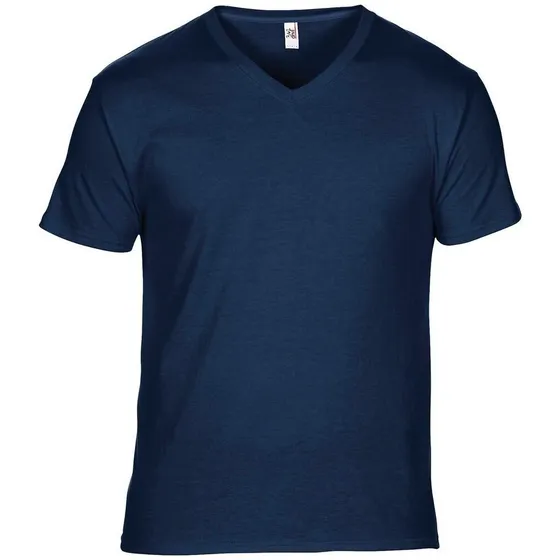 Franelas Unicolor 100% Algodón,  Cotton Cuello En V