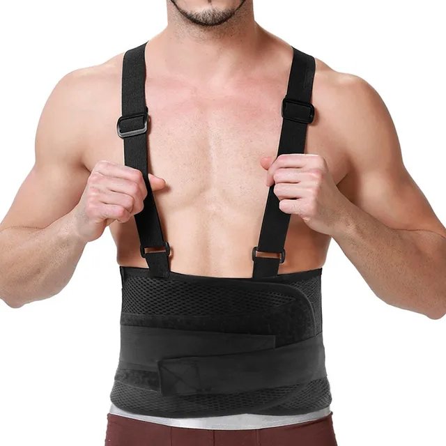 Faja De Fuerza Lumbar Cinturón Seguridad Trabajos Rf 010