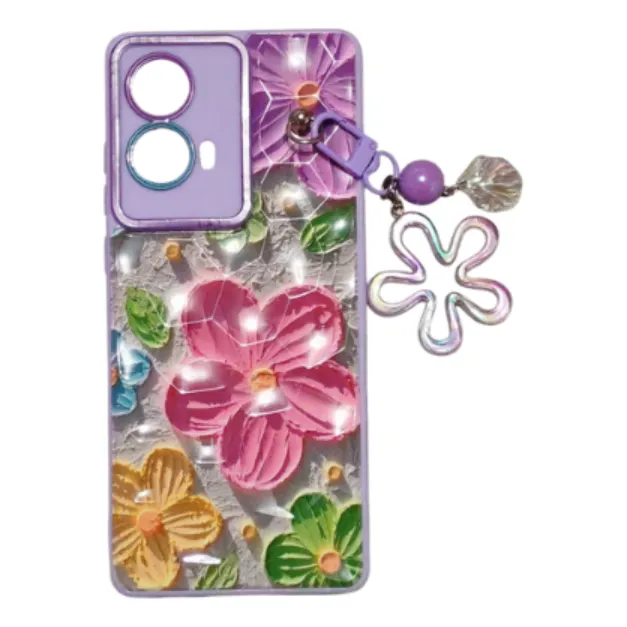 Funda Para Motorola G85 5g Diseño De Flores