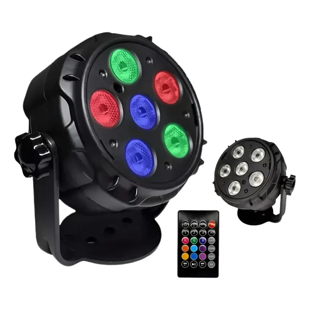 Luz Proton Par 6 Led Rgb Con Conexion Usb + Control Remoto