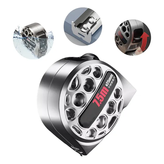 Fita Métrica Aço Inox Durabilidade Resistente Água 7.5m*25mm