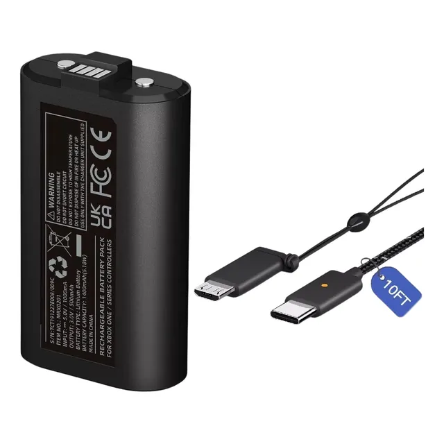 Carga Y Juega Compatible Xbox Series S X Recargable Raktors