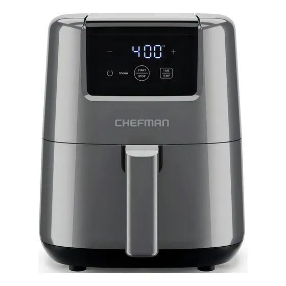 Freidora De Aire Chefman Rj38-2t-grey Freidora De Aire De 2 Cuartos De 1.8l Color Gris 127v