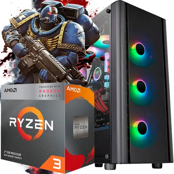 Pc Armada Gamer Ryzen 3 3200g 8gb Ssd 240gb Mx540 9