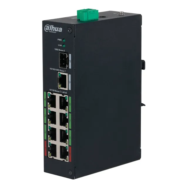Dahua Dh-lr2110-8et-120-v2 Switch Industrial Epoe 8ptos 120w