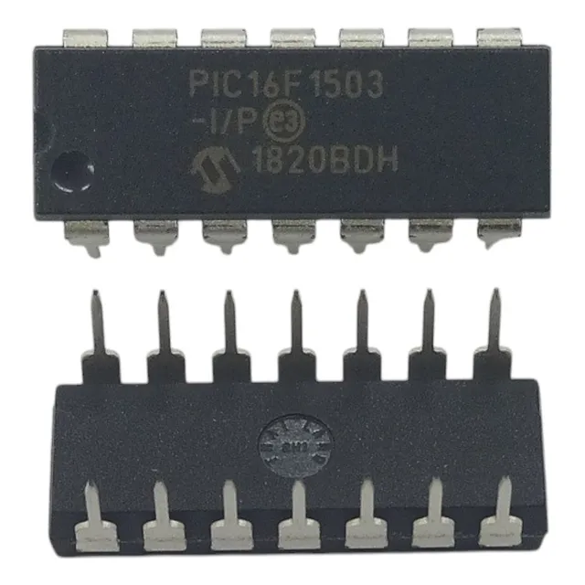 Circuito Integrado Pic16f1503-i/p Dip-14 - Kit C/ 02 Pçs