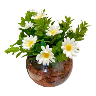 Arranjo Centro De Mesa Completo Flor Margarida Artificial Arranjo Centro De Mesa Completo Flor Margarida Artificial