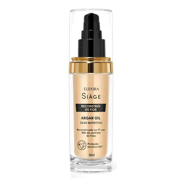 Argan Oil Siàge Reconstrói Os Fios 60ml Eudora