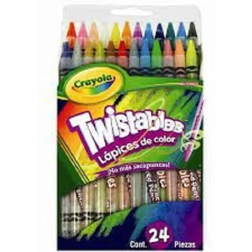 Colores Crayola Twistable 24 Piezas