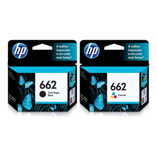2 Cartuchos Hp 662 En Negro Y Color Da 2516 3516 1516 2546 2 Cartuchos Hp 662 En Negro Y Color Da 2516 3516 1516 2546