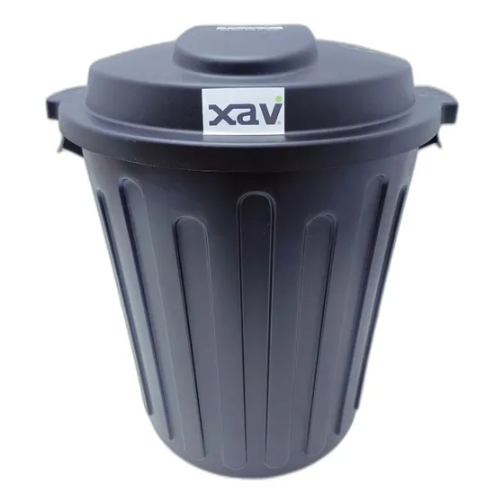 Pipote Tobo Papelera Basura Con Tapa 60lts Kay I. 8218 Xavi