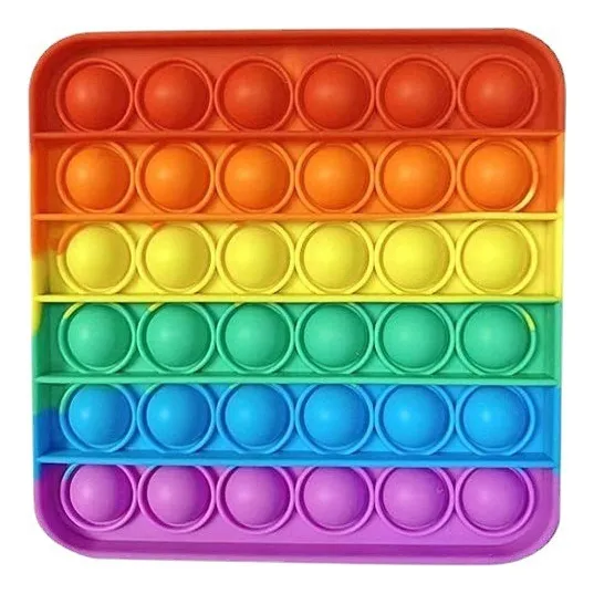 Juguete Sensorial De Alivio De Burbujas 6 Piezas Fidget Popi