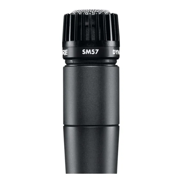 Micrófono Shure SM SM57-LC Dinámico Cardioide color negroS
