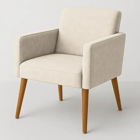 Poltrona Decorativa Para Sala Alto Padrão Promoção Relâmpago