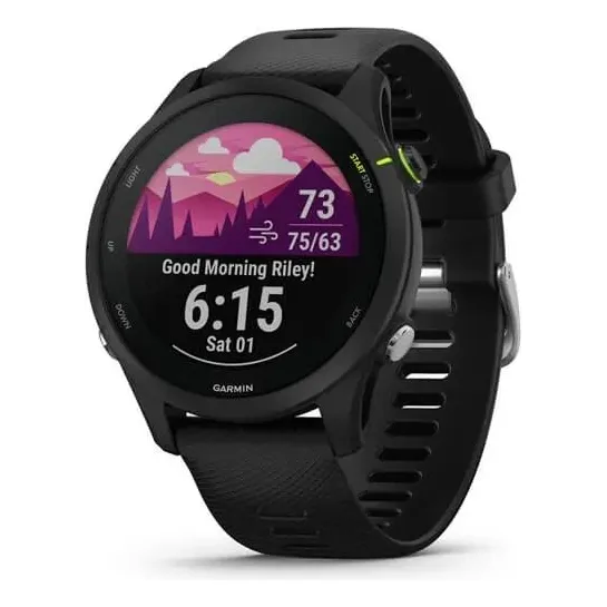 Reloj Garmin Forerunner 255 Musica Spotify Smartwatch Color del bisel Negro