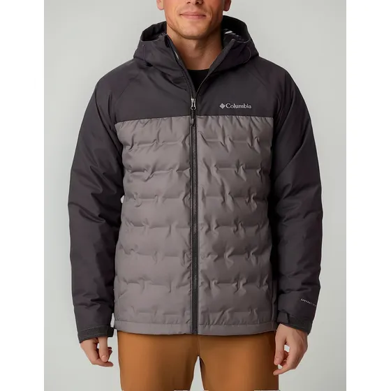 Campera Columbia Grand Trek Ii Down Hooded Omni-tech Hombre 
