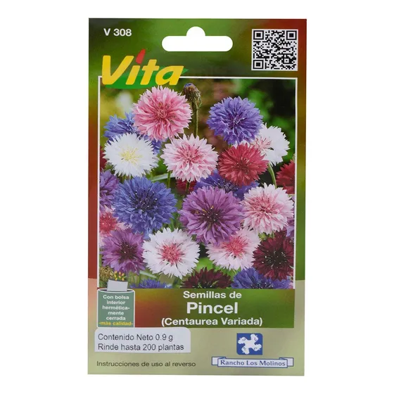 Semillas De Pincel Centaurea Vita Vita 0.9 G Multicolor