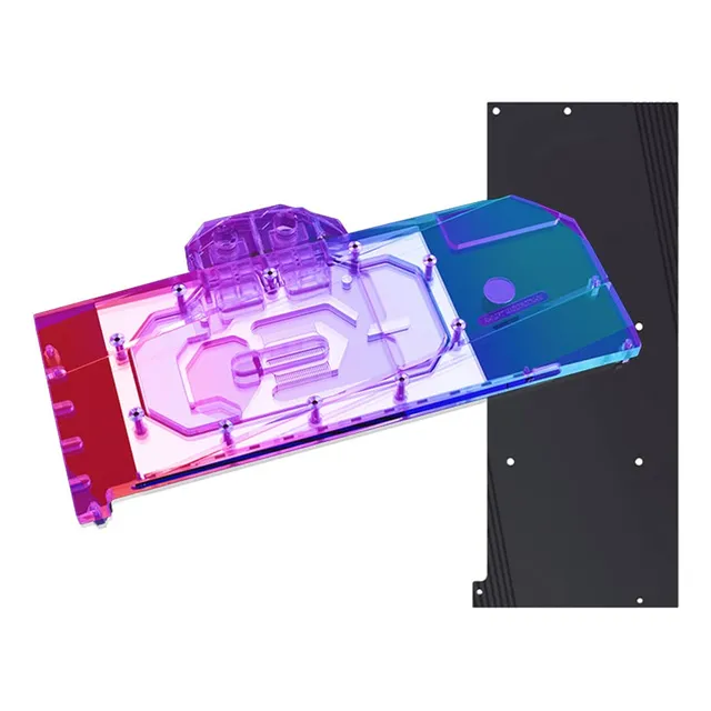Bloque De Enfriamiento De Agua De Gpu De Cobre Para Tarjeta