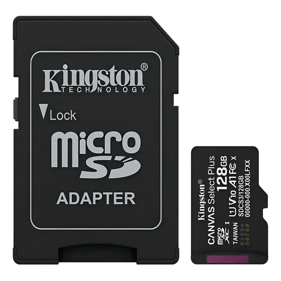 Tarjeta Memoria Micro Sd Kingston Canvas Select Plus 128gb | Cuotas sin interés
