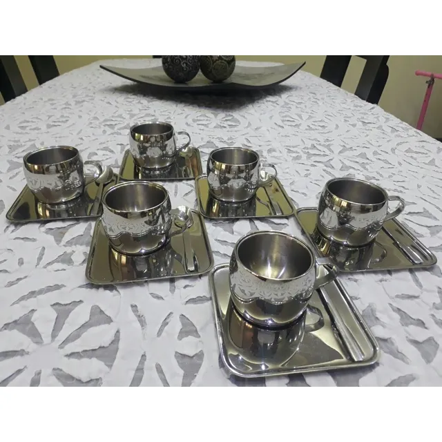 Tazas Para Café Espresso De Acero Inoxidable 