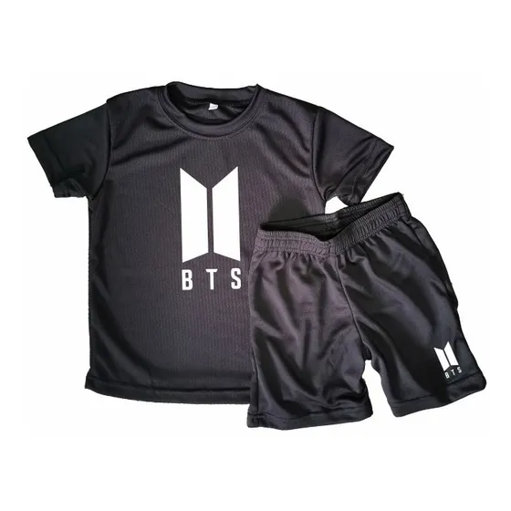Conjunto Deportivo Exclusivo Verano Bts Kpop Remera + Short 