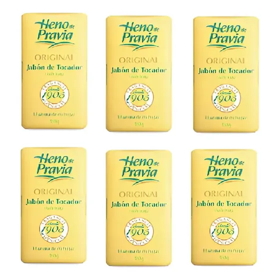 6 Jabon Natural 150g Heno De Pravia | Cuotas sin interés